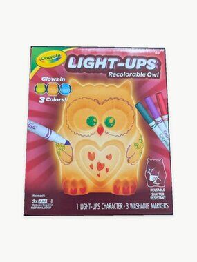 Crayola Light-Ups Recolorable Owl